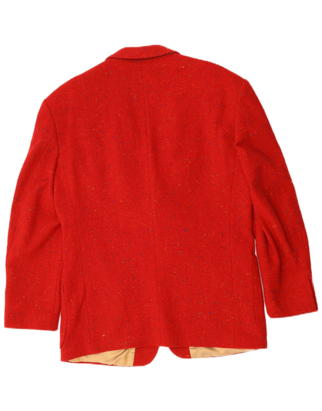 Vintage Mens 3 Button Blazer Jacket UK 40 Large Red Flecked