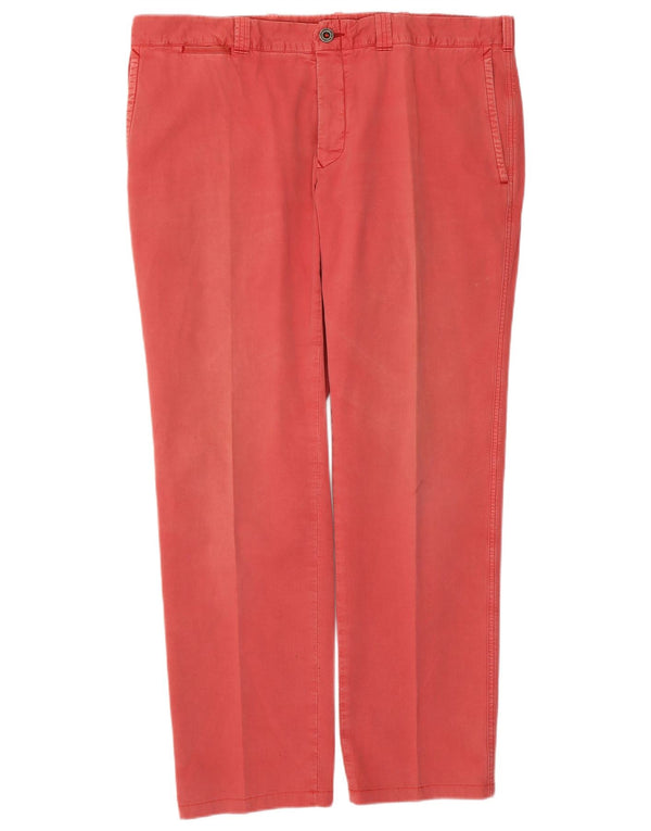 POLO RALPH LAUREN Mens Straight Chino Trousers W38 L30 Pink Cotton