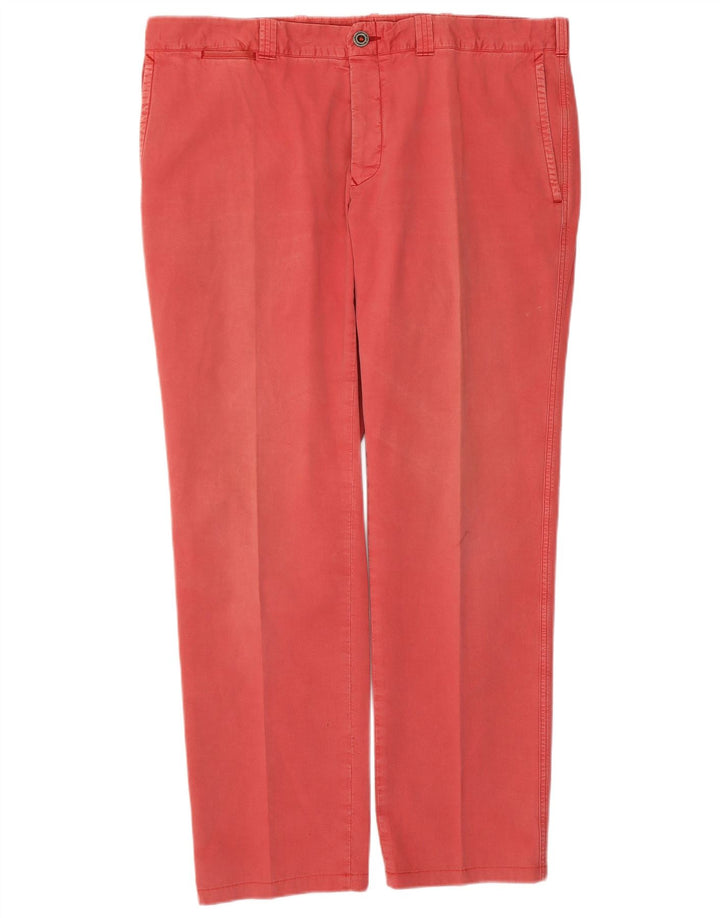 POLO RALPH LAUREN Mens Straight Chino Trousers W38 L30 Pink Cotton