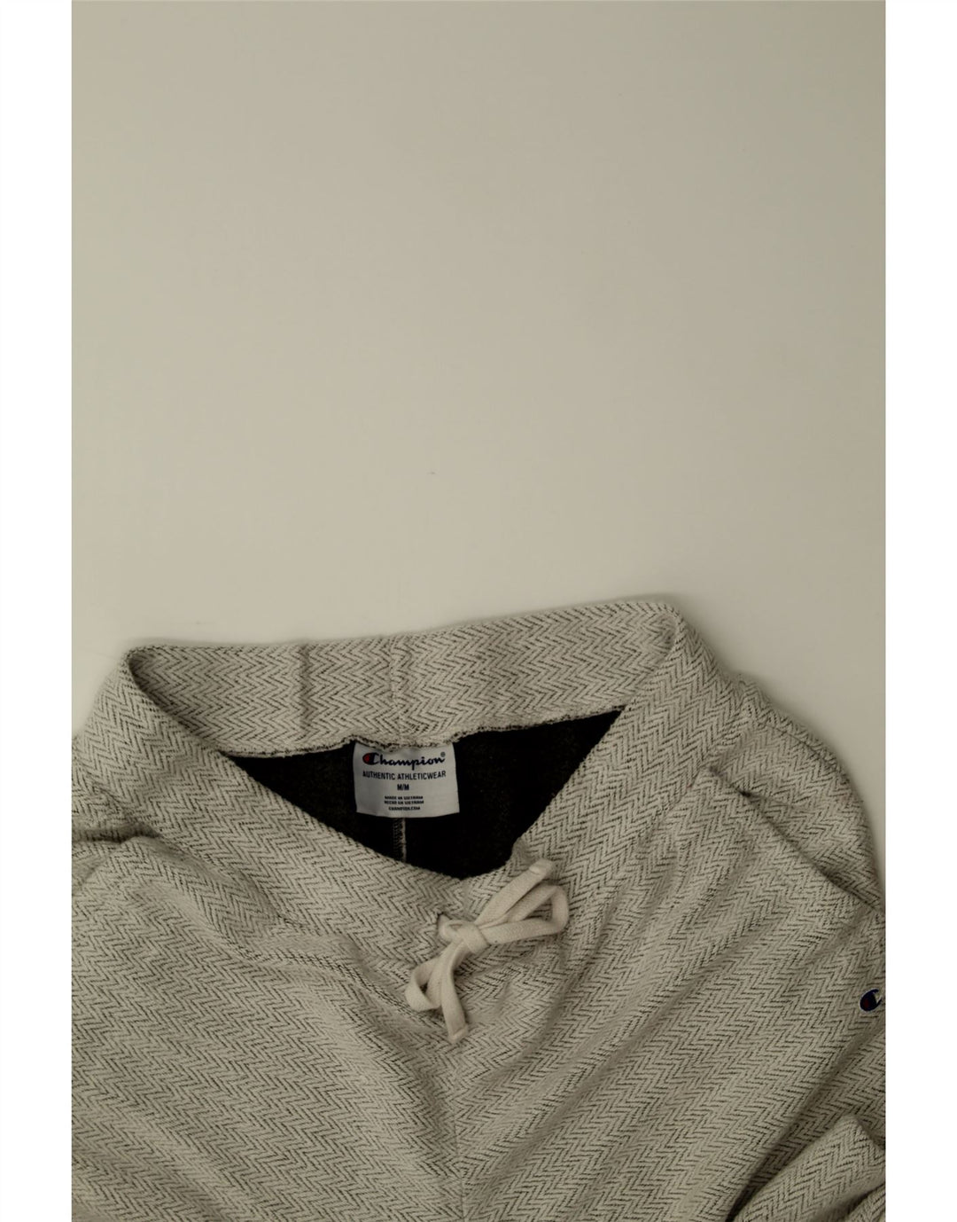 CHAMPION Mens Tracksuit Trousers Joggers Medium  Grey Chevron Cotton Vintage Champion and Second-Hand Champion from Messina Hembry 