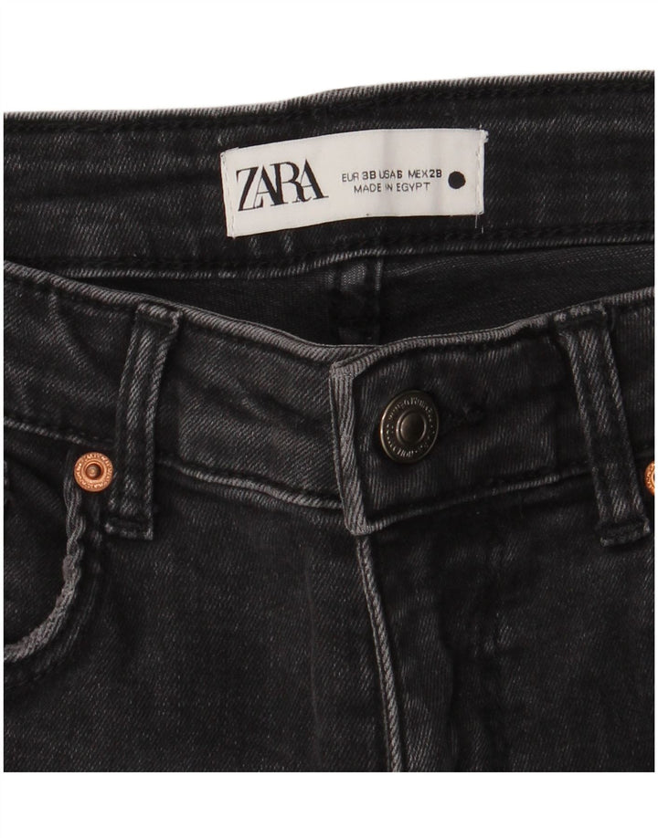 Zara Womens Slim Jeans EU 38 Small W28 L25 Grey