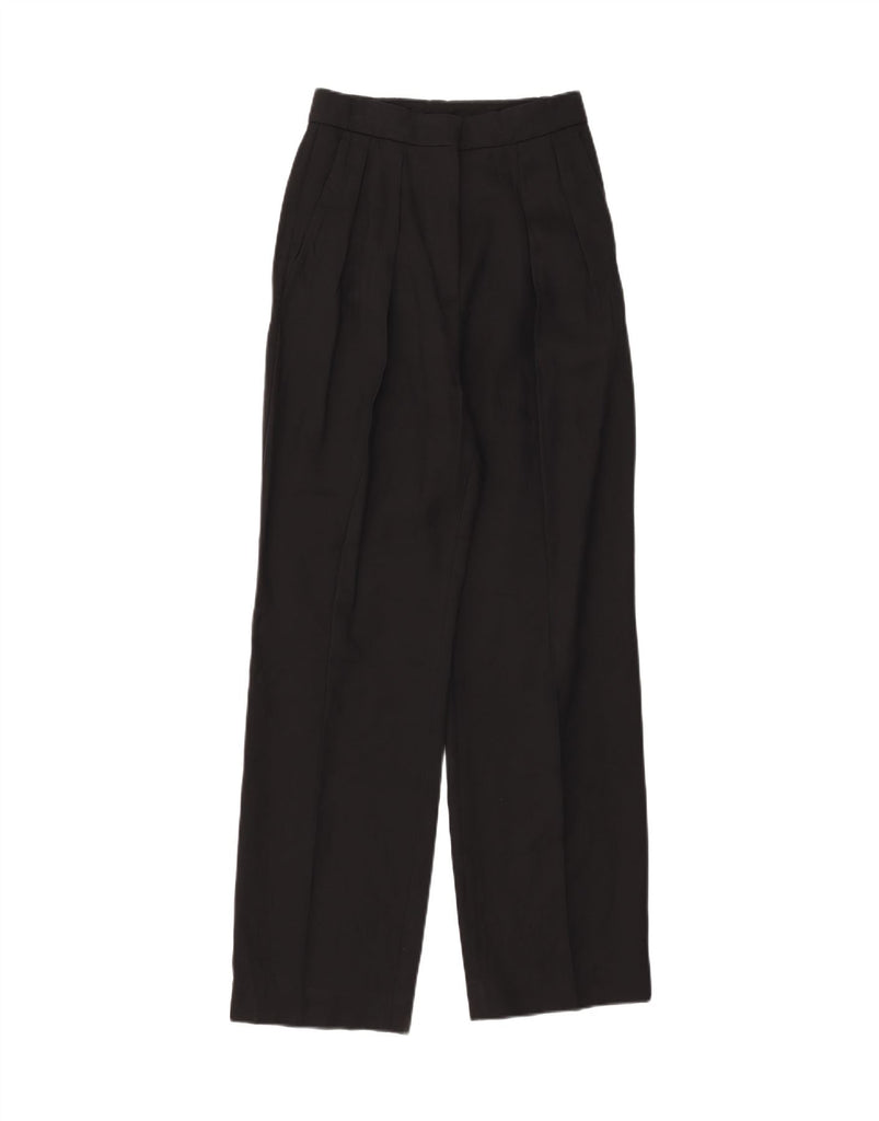 SPORTMAX Womens Pegged Chino Trousers UK 6 XS W26 L30 Black Cotton Vintage Sportmax and Second-Hand Sportmax from Messina Hembry 