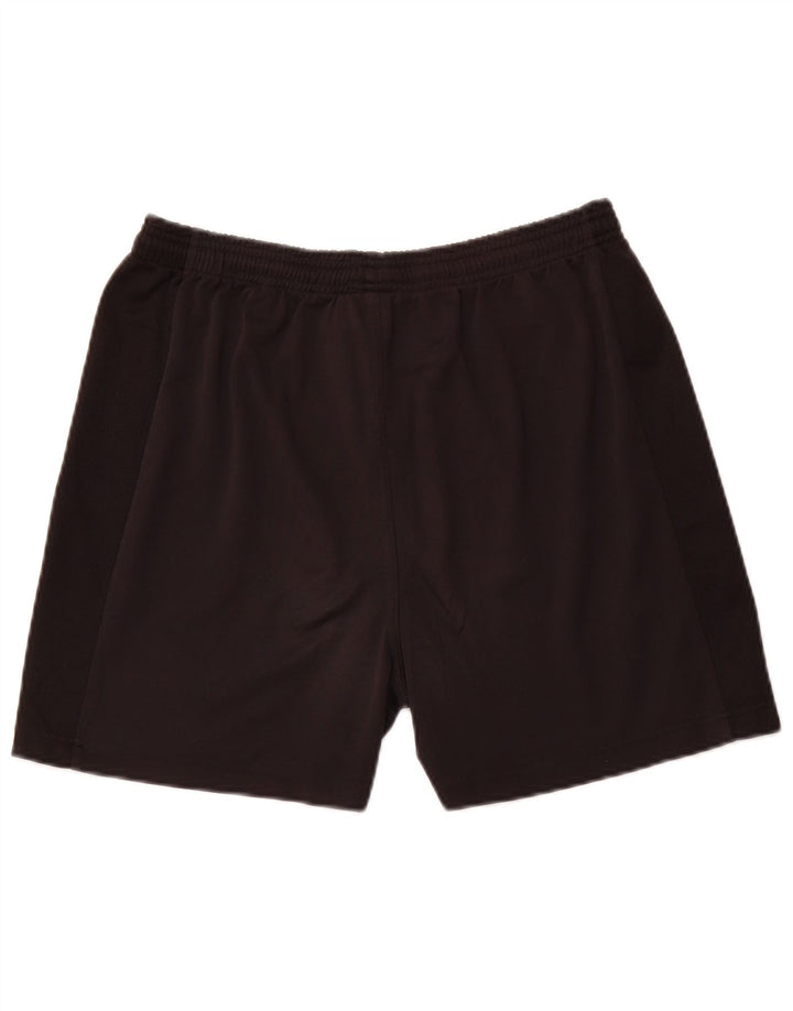 KAPPA Mens Sport Shorts Large  Black Cotton