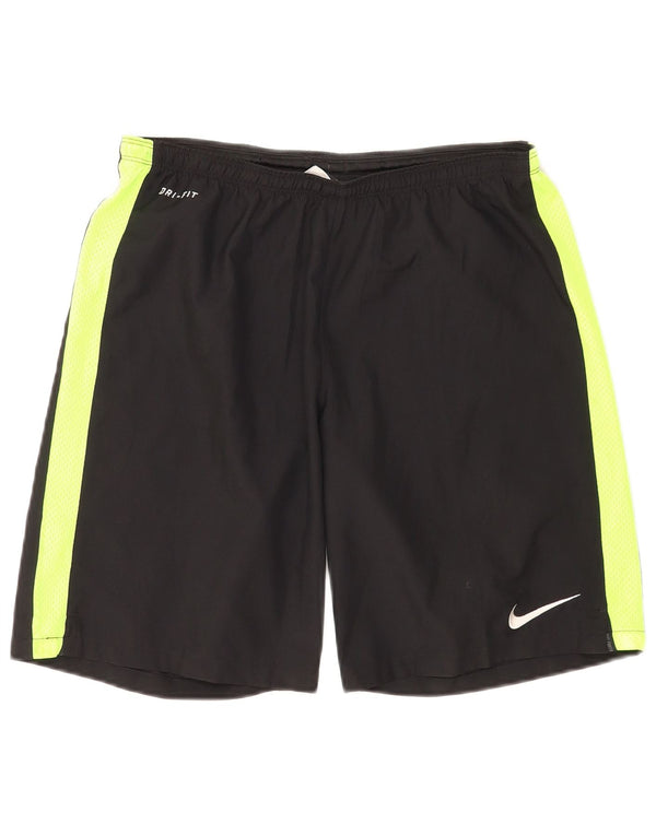 Nike Mens Dri Fit Sport Shorts Medium Black Colourblock Polyester