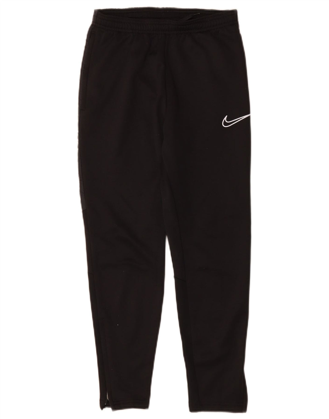 NIKE Boys Tracksuit Trousers 10-11 Years Medium Black Polyester