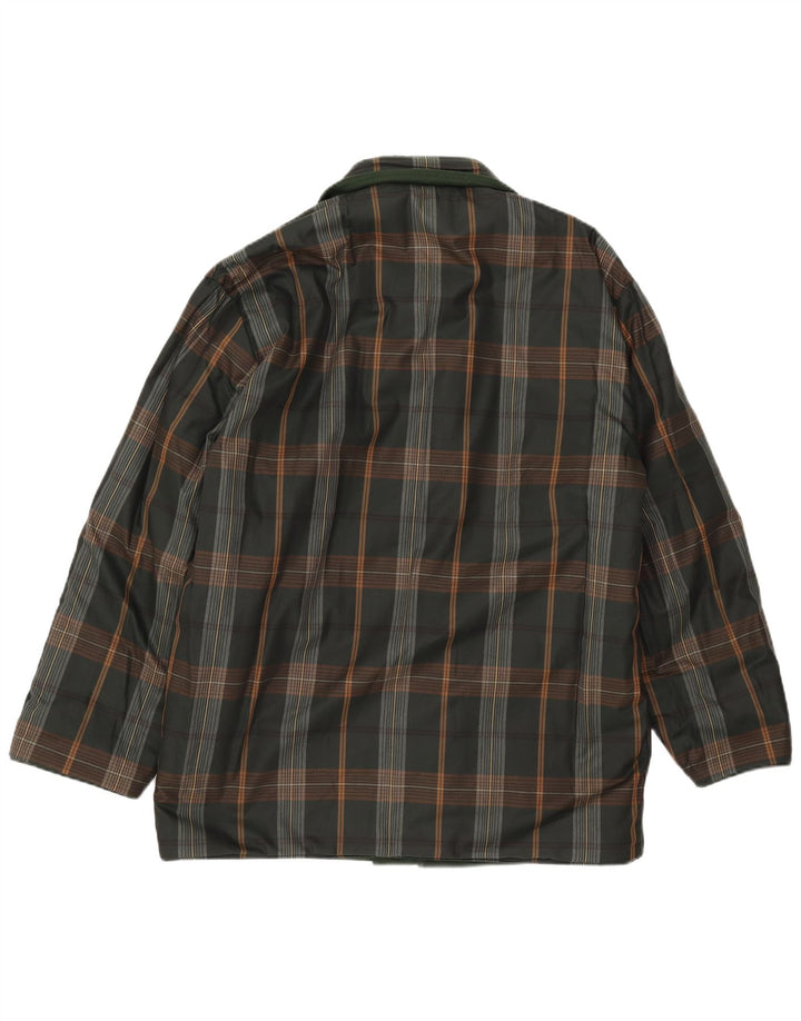 Navigare Mens Reversible Jacket UK 38 Medium Green Wool