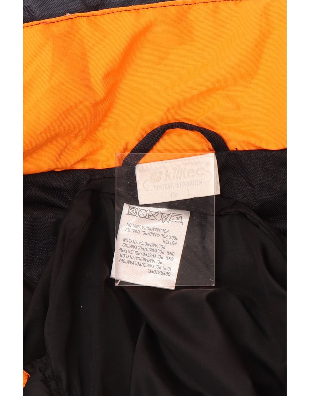 KILLTEC Mens Loose Fit Padded Gilet UK 40 Large White Colourblock