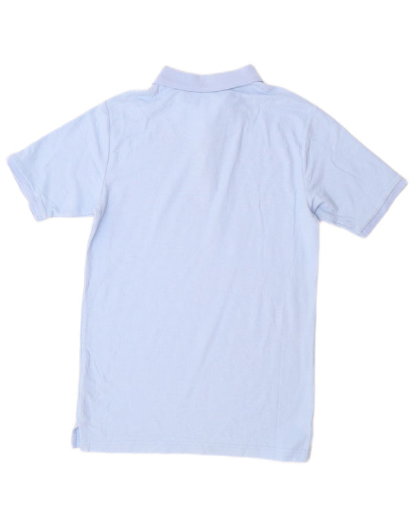 Izod Boys Regular Polo Shirt 15-16 Years XL Blue Cotton