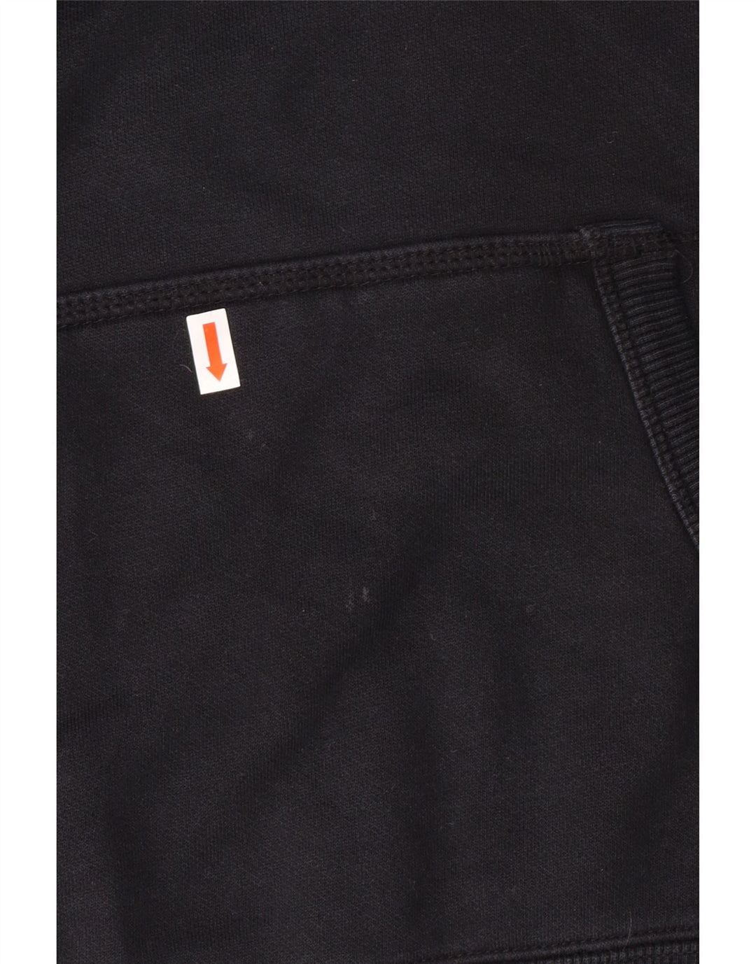 Puma Womens Graphic Hoodie Jumper UK 16 Large Black Cotton