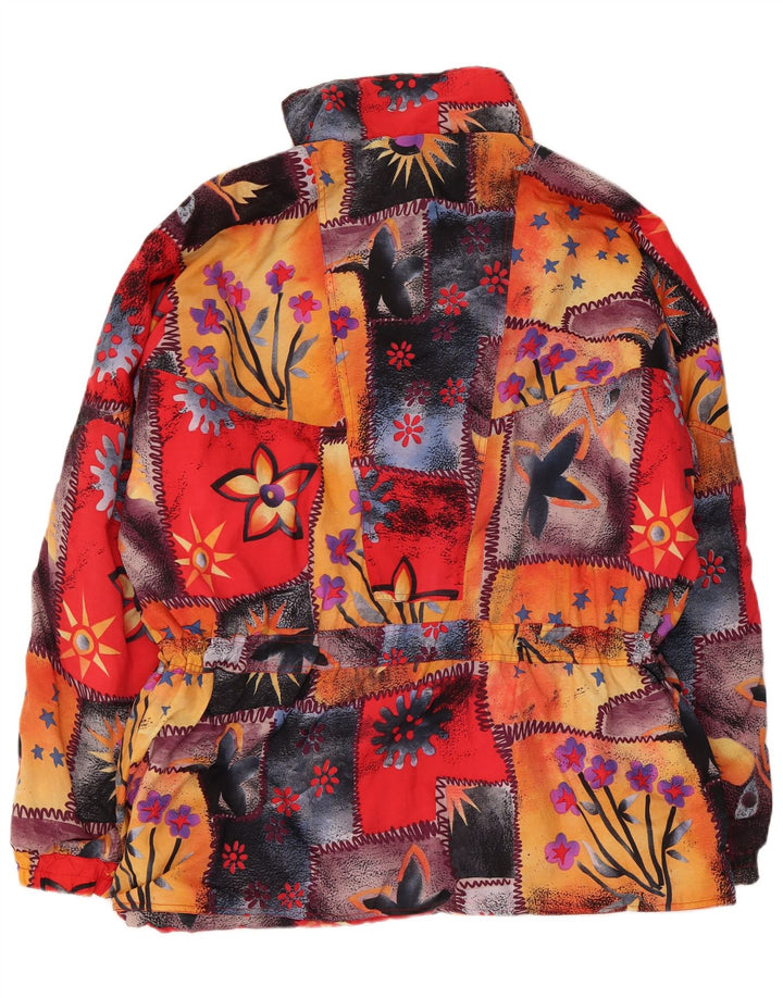 Vintage Mens Windbreaker Jacket EU 48/50 Medium Multicoloured Polyamide