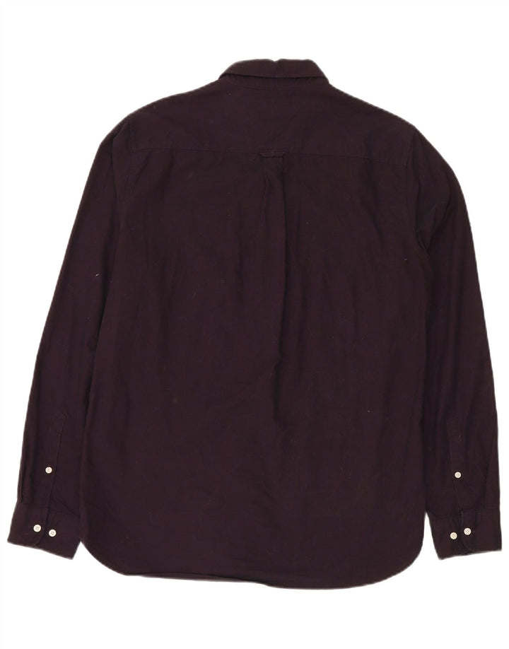 SUPERDRY Mens Shirt Medium Purple Cotton