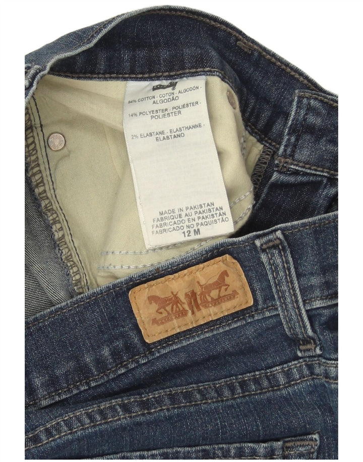 Levi's Womens 512 Bootcut Jeans US 12 Large W30 L31 Blue Cotton