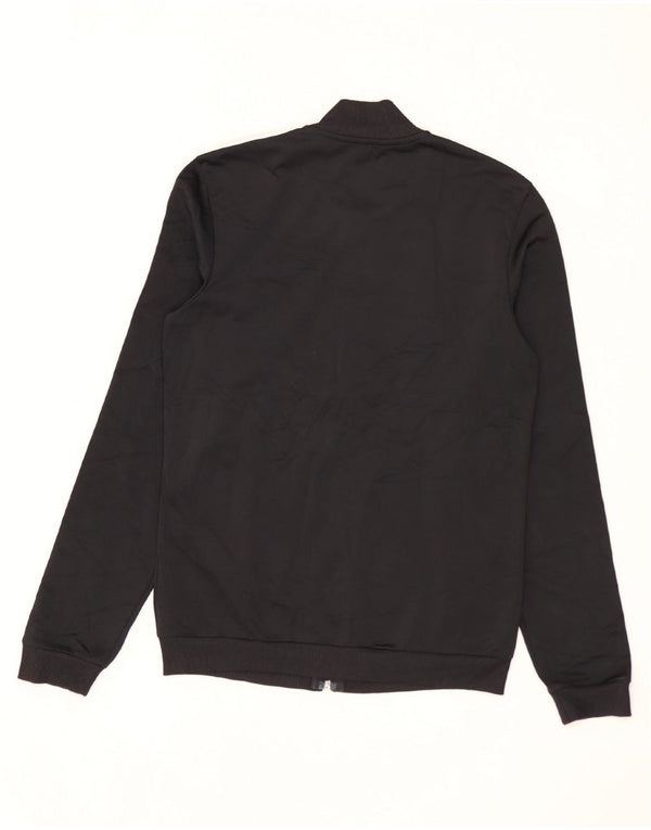 ADIDAS Womens Tracksuit Top Jacket UK 4/6 XS Black Polyester
