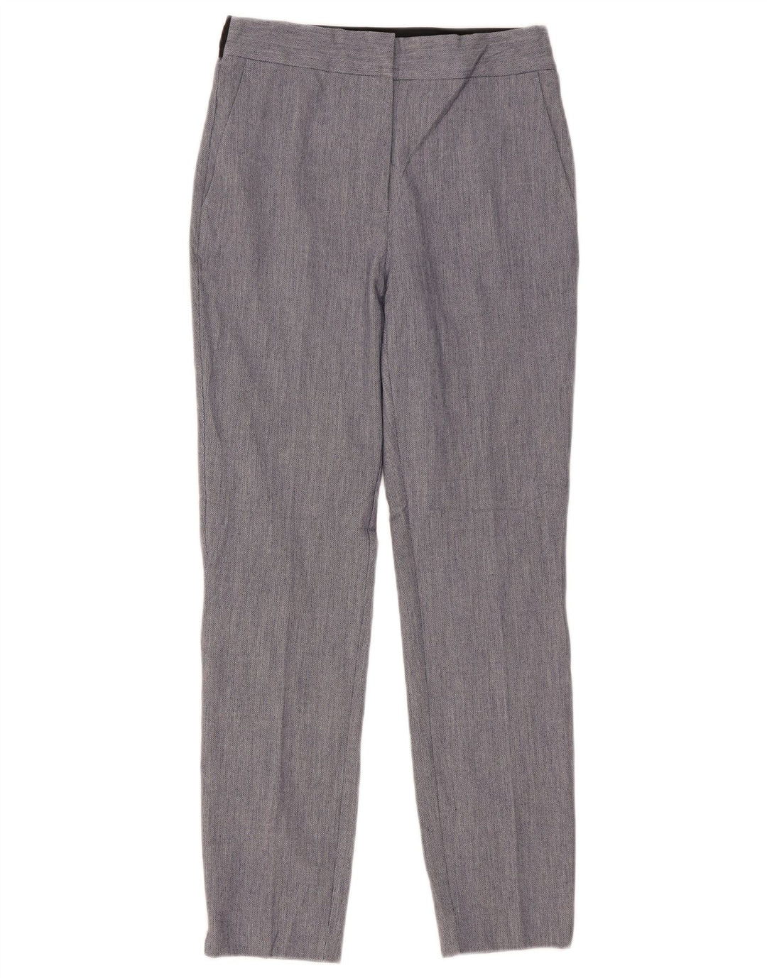 Zara Womens Slim Chino Trousers Small W27 L28 Blue Polyester