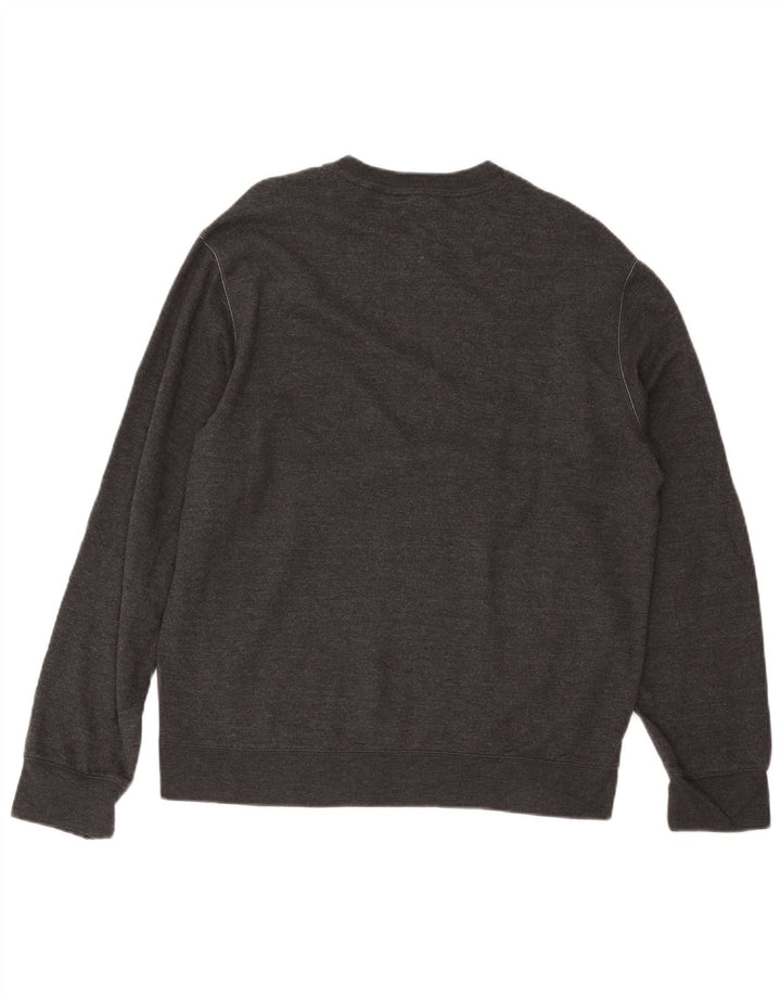 EDDIE BAUER Mens Sweatshirt Jumper Large Grey Cotton