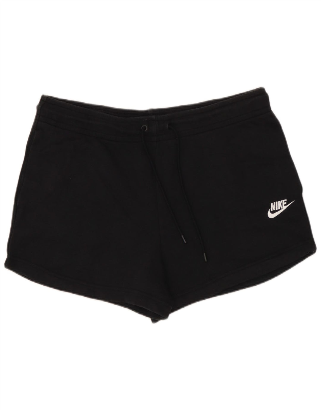 NIKE Womens Sport Shorts UK 14 Medium Black