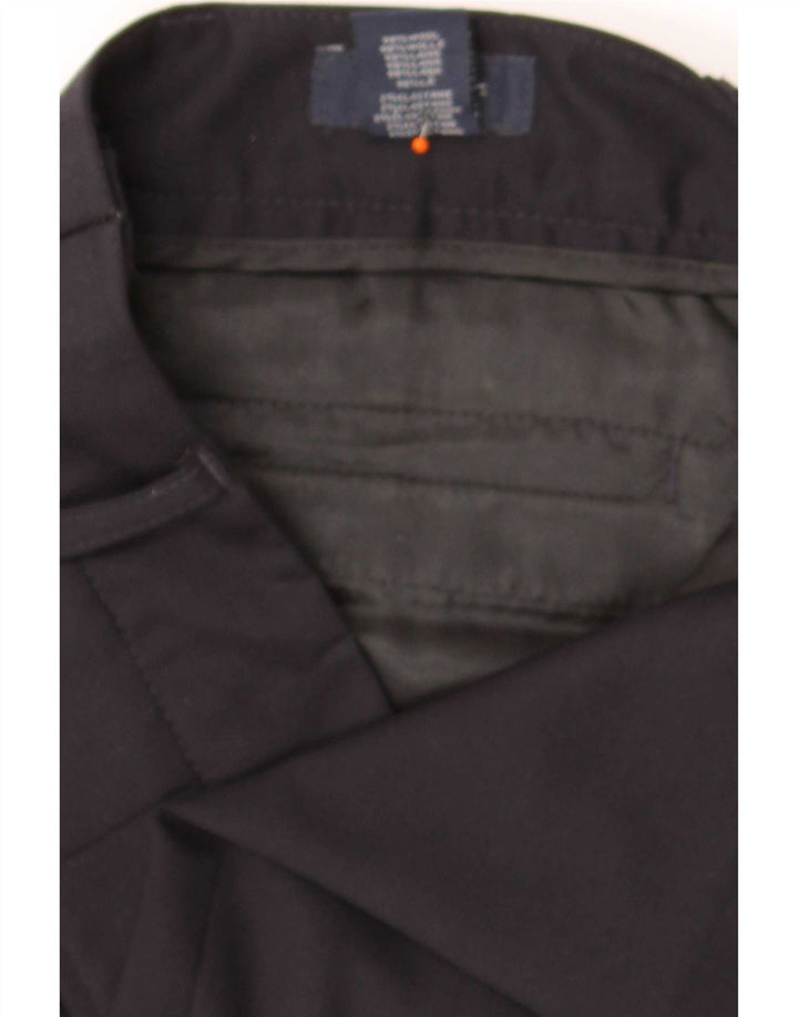 Gant Womens Bootcut Suit Trousers UK 12 Medium W34 L33 Black Wool