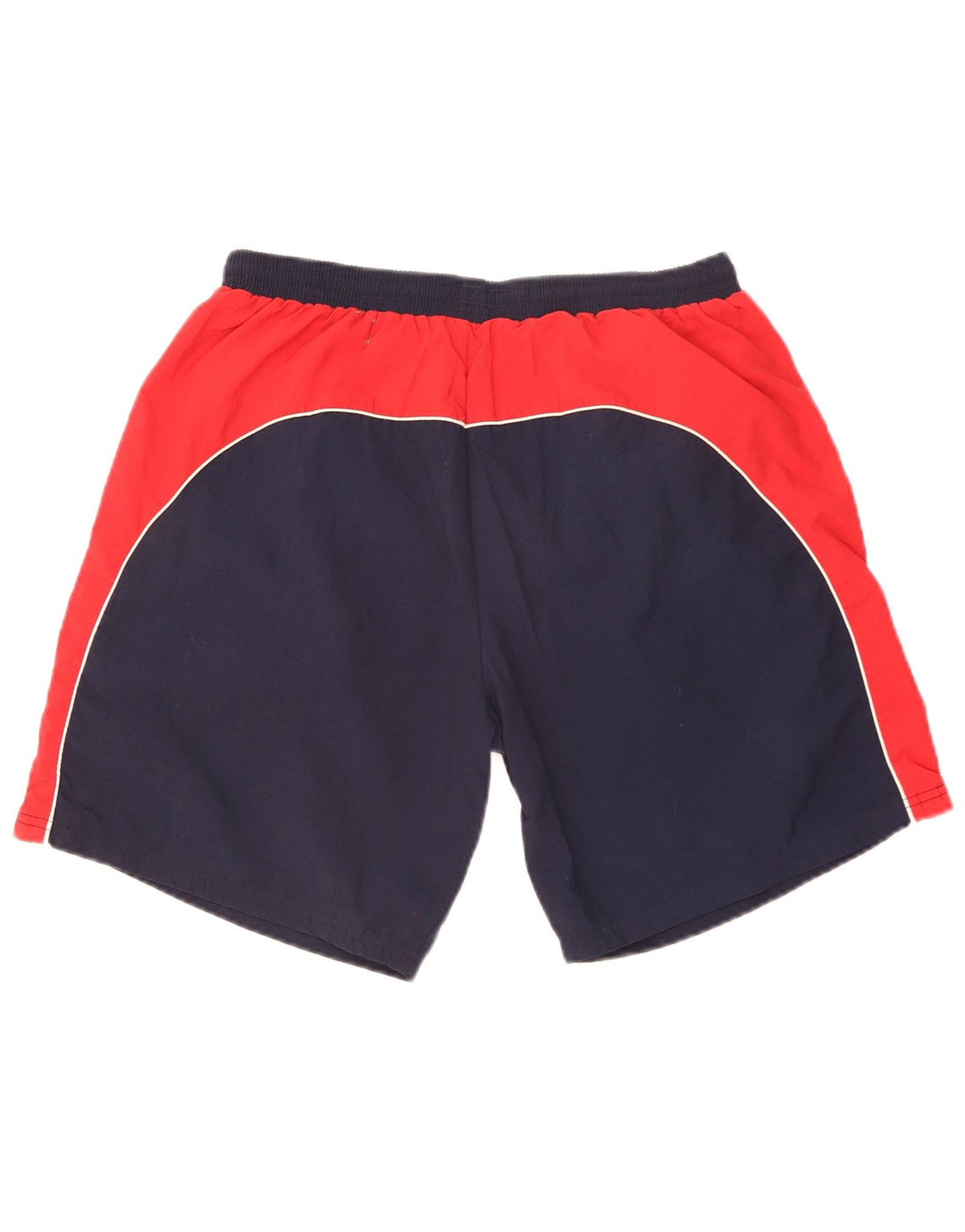 MARKS & SPENCER Mens Swimming Shorts Medium  Navy Blue Colourblock