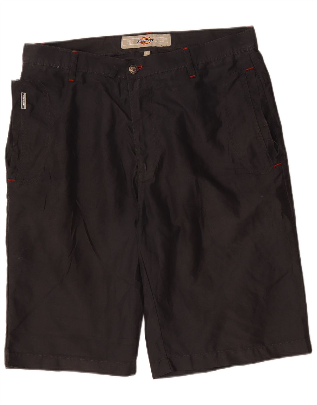 Dickies Mens Chino Shorts Large W36 Black Polyester