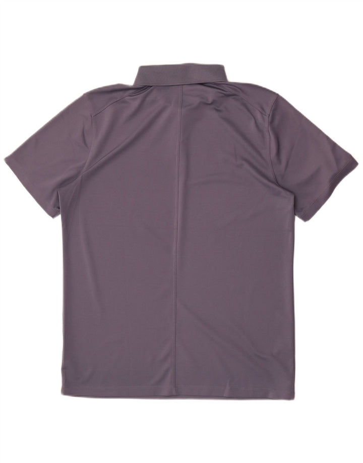 Nike Mens Dri Fit Polo Shirt Large Grey