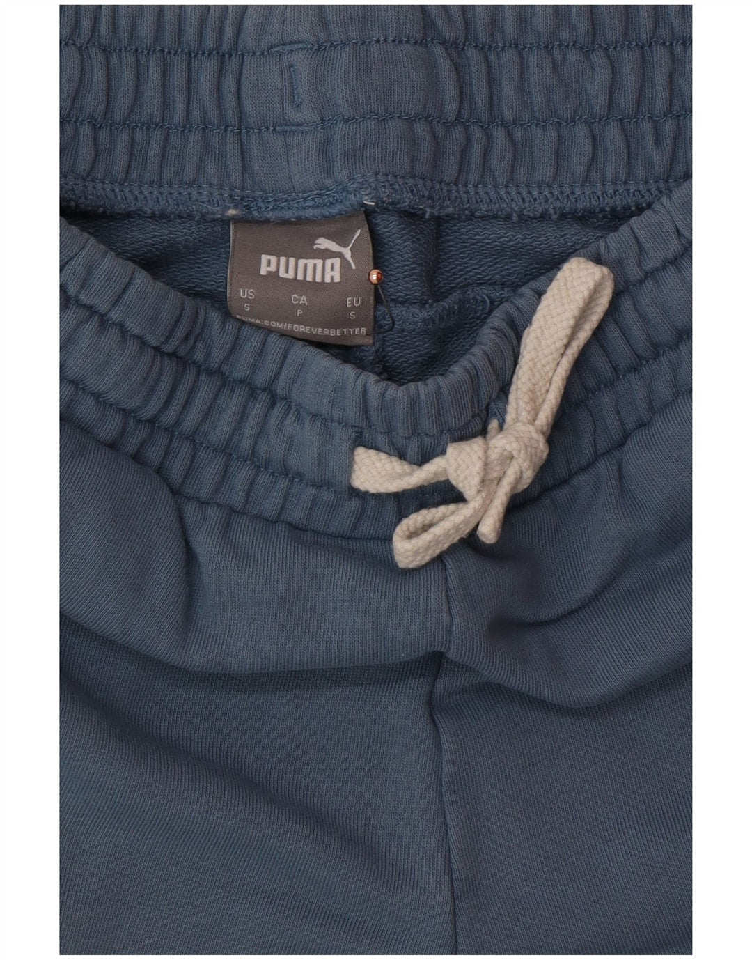 PUMA Mens Graphic Sport Shorts Small Blue Cotton