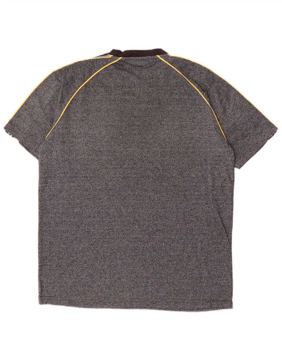 ASICS Mens Graphic T-Shirt Top Medium Grey Colourblock