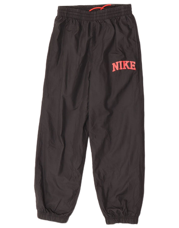 Nike Boys Graphic Tracksuit Trousers Joggers 10-11 Years Medium Black Sport