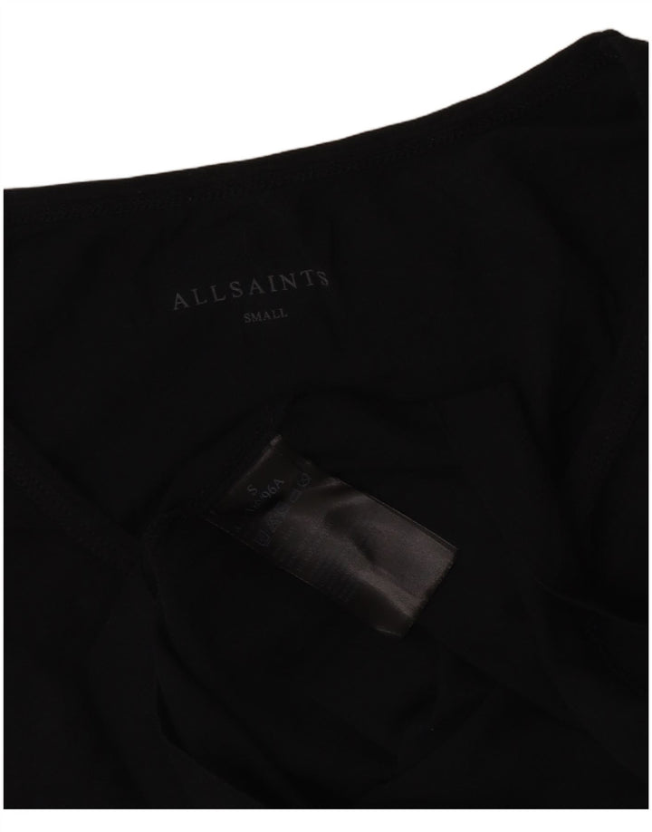 All Saints Mens Vest Top Small Black Cotton