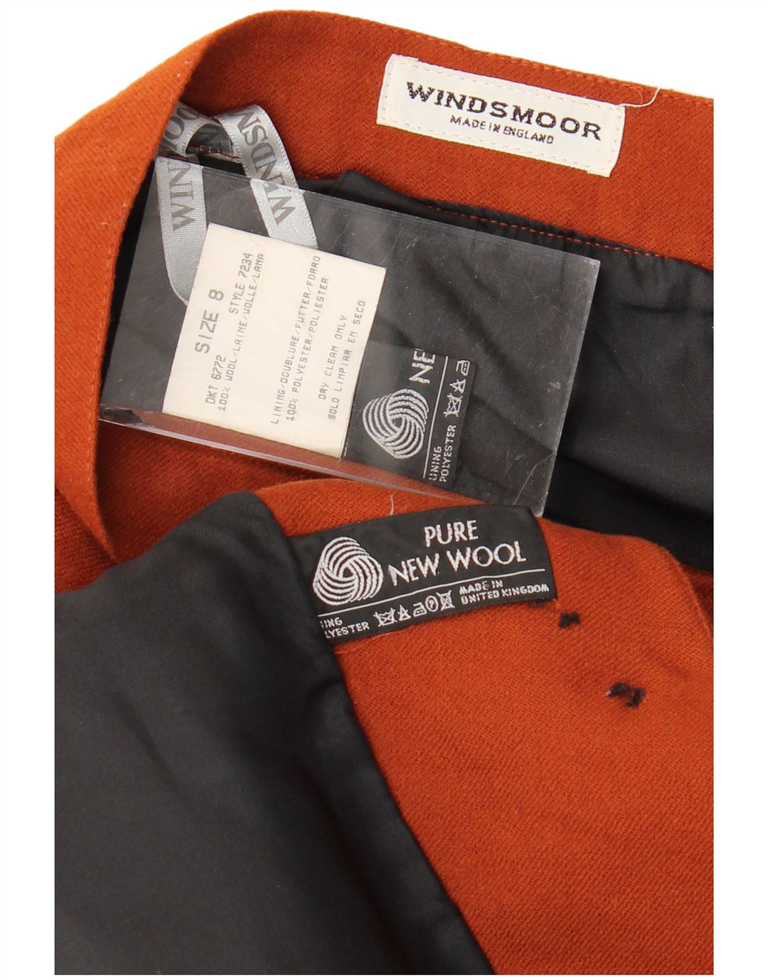 Windsmoor Womens Oversized 2 Piece Skirt Set UK 8 Small W26  Brown New Wool