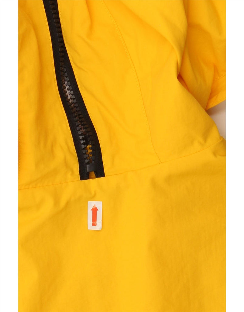 CALVIN KLEIN Mens Hooded Rain Jacket UK 38 Medium Yellow Polyamide Vintage Calvin Klein and Second-Hand Calvin Klein from Messina Hembry 