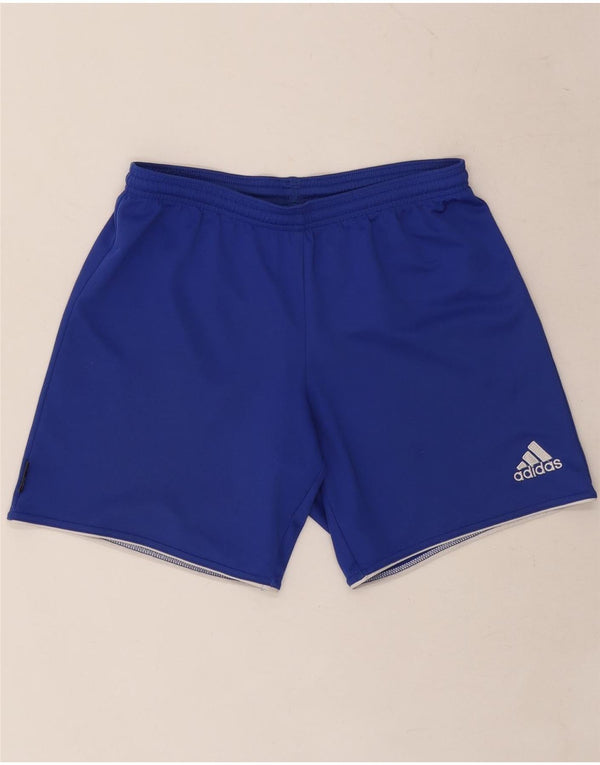 ADIDAS Mens Sport Shorts Small  Blue Polyester