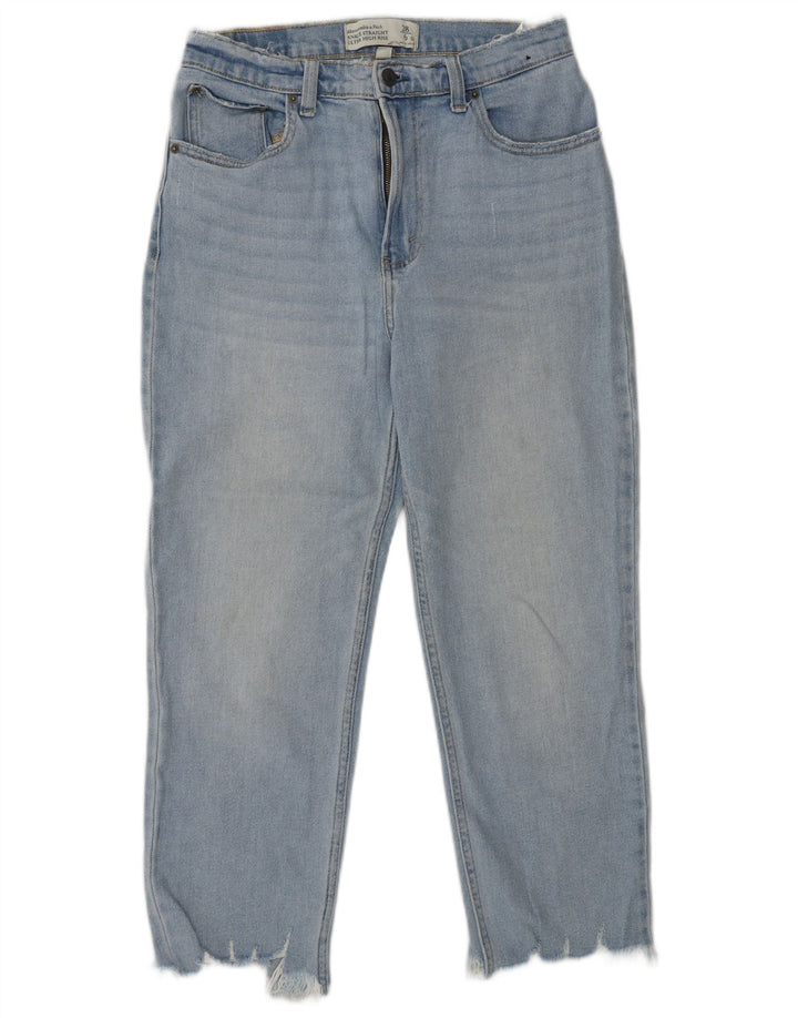 ABERCROMBIE & FITCH Womens Straight Jeans US 6 Medium W28 L24 Blue