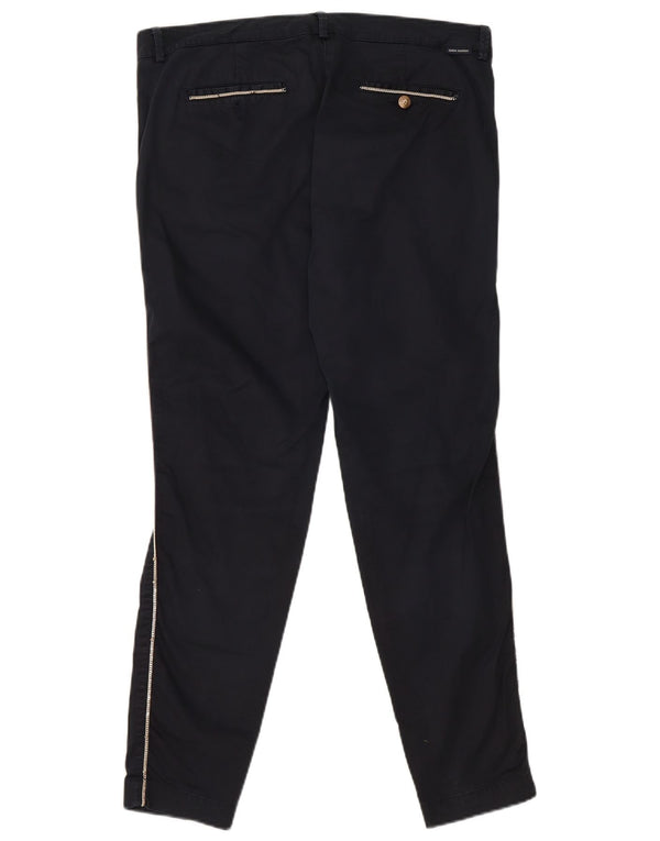 Marina Yachting Womens Slim Chino Trousers IT 44 Medium W34 L28 Navy Blue