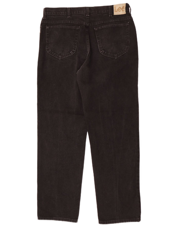 Lee Mens Straight Jeans W34 L32 Black