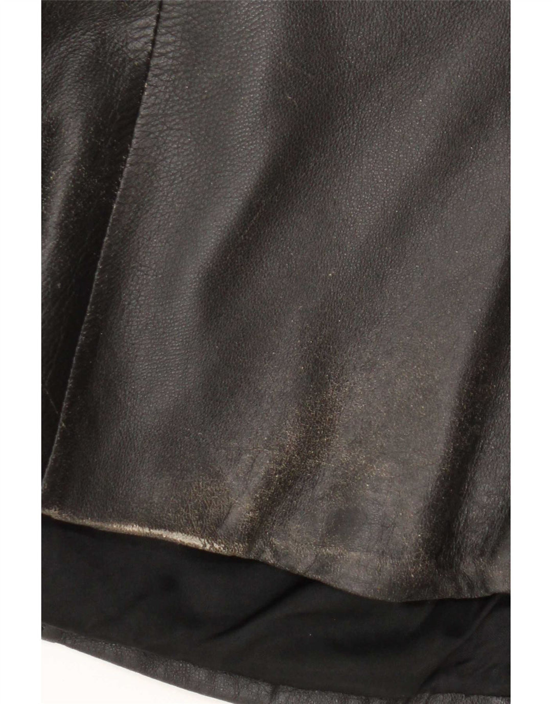 Vintage Mens Leather Jacket UK 36 Small Black