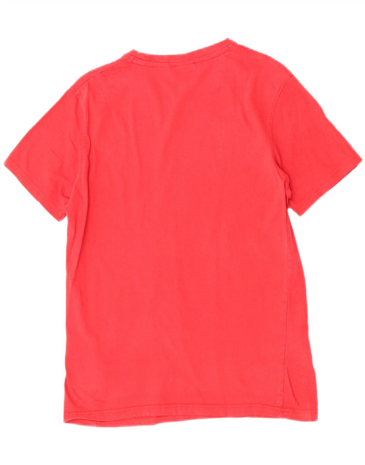 Fila Mens Graphic T-Shirt Top Medium Red Cotton