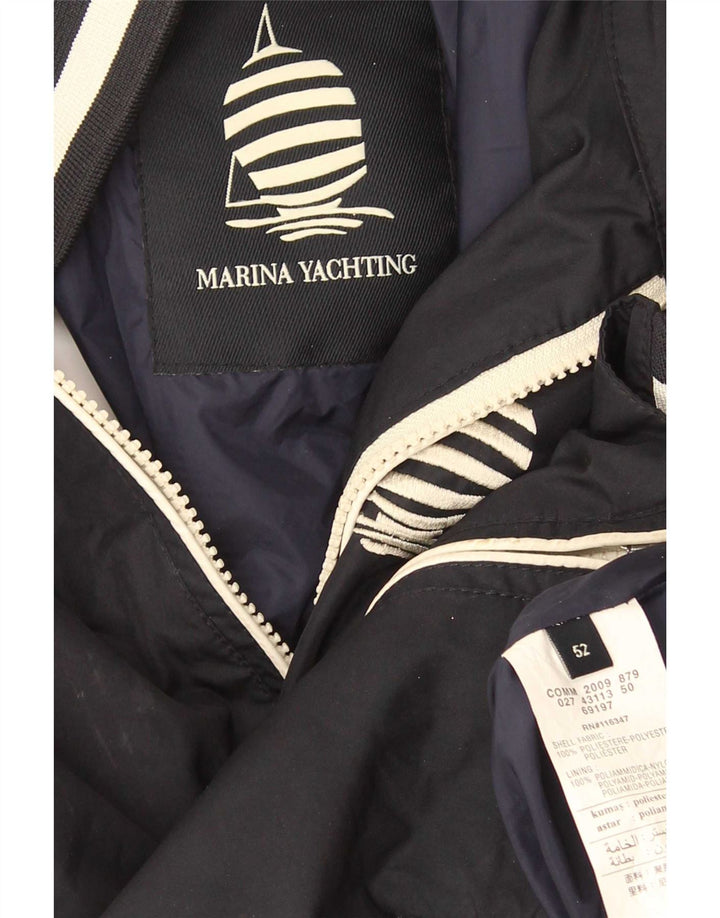 Marina Yachting Mens Gilet IT 52 XL Black Polyester