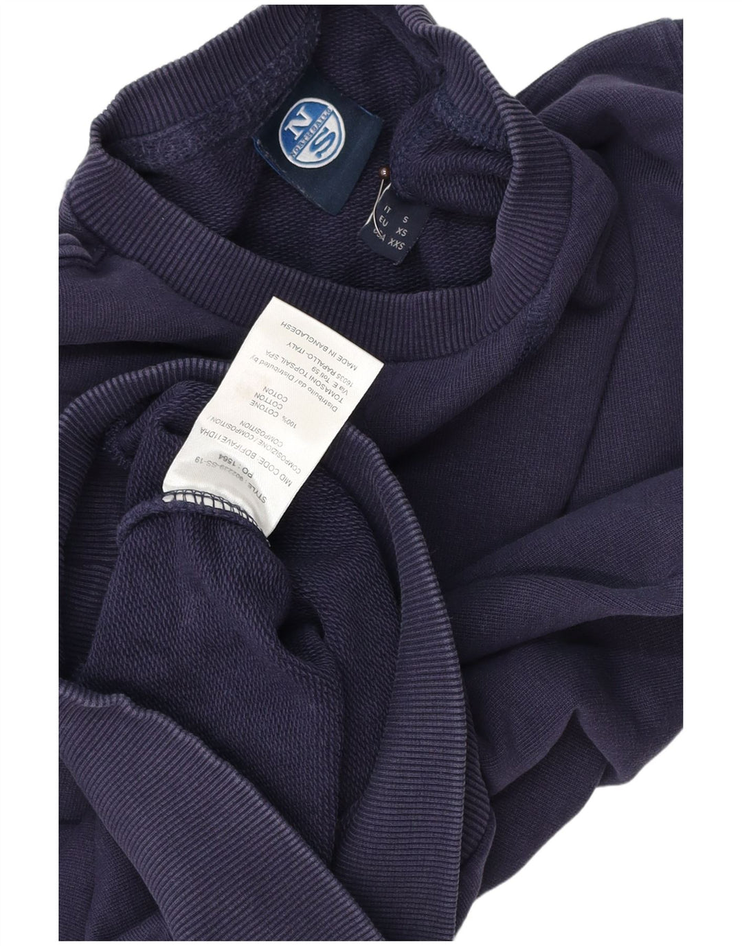 North Sails Mens Sweatshirt Jumper Small Navy Blue Cotton
