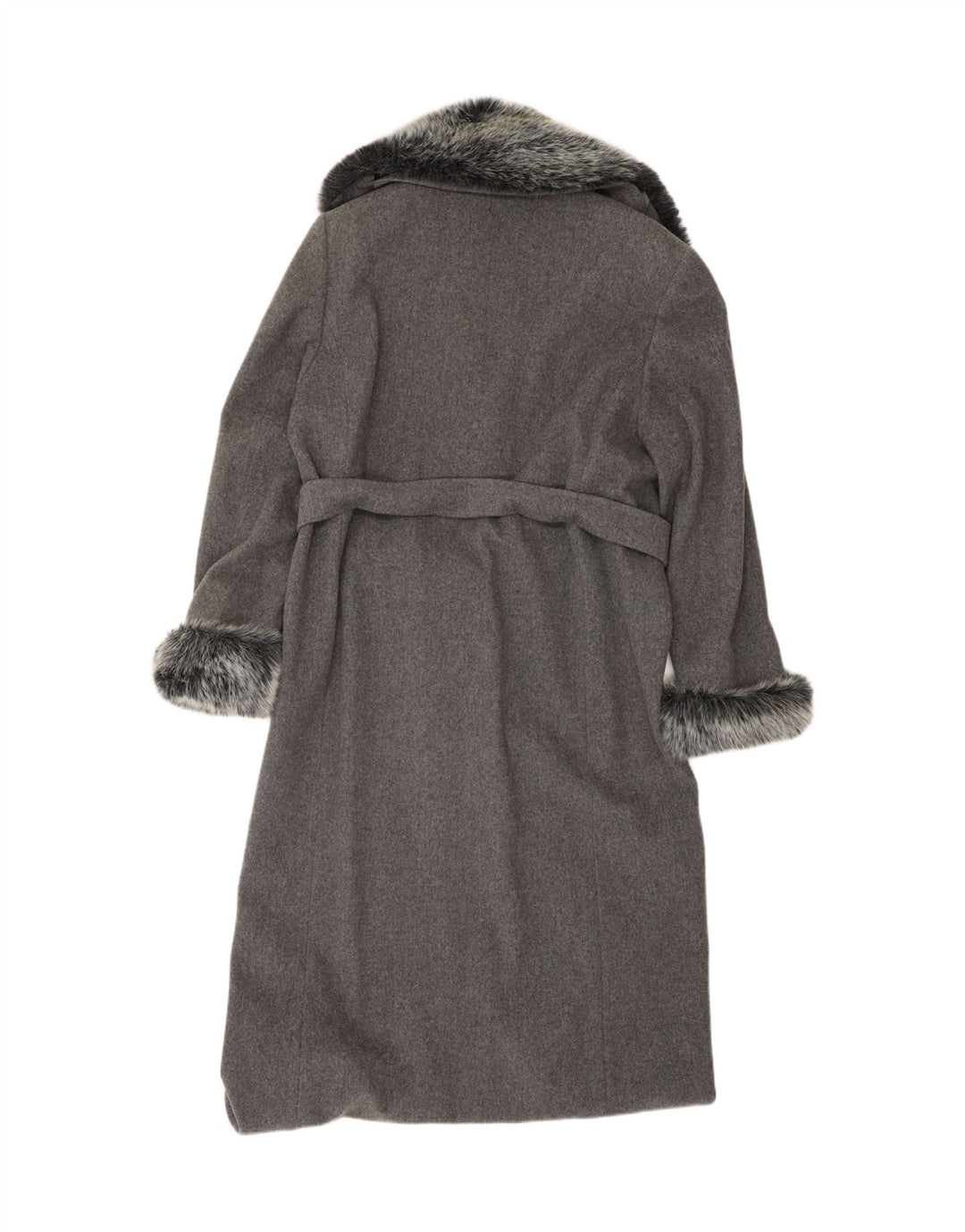 BETTY BARCLAY Womens Overcoat UK 16 Large  Grey New Wool