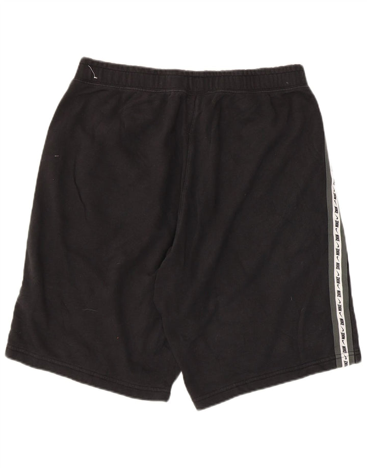 Nike Mens Graphic Sport Shorts Large Black Colourblock Cotton