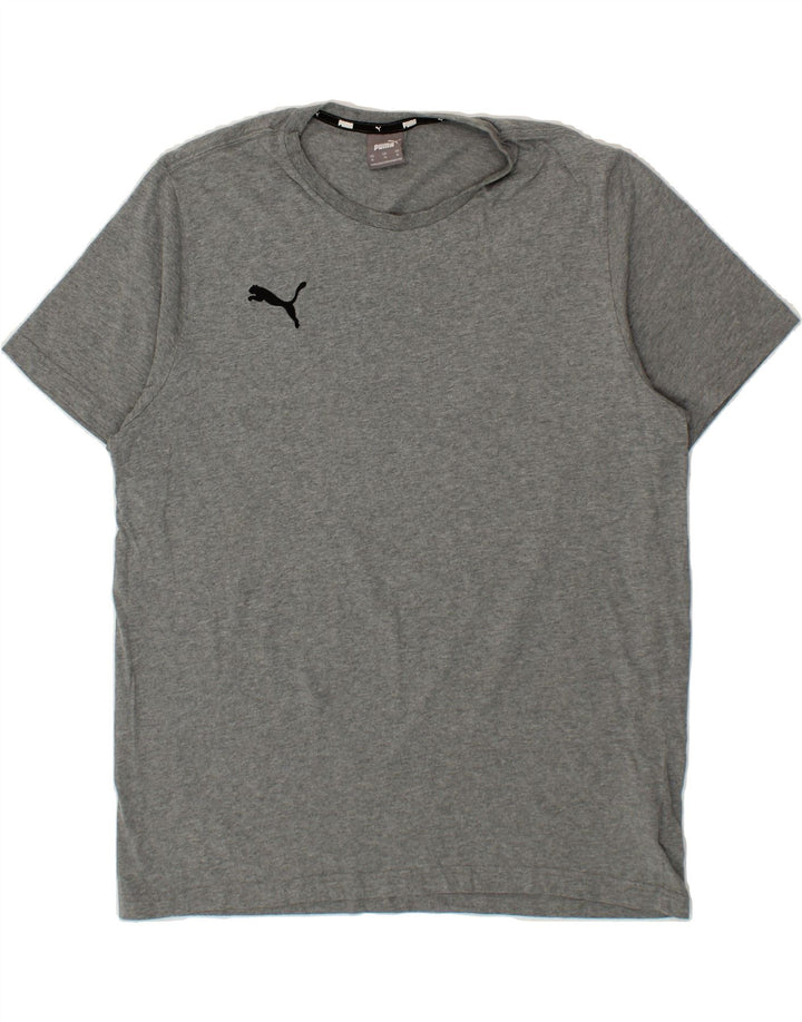 PUMA Mens T-Shirt Top XL Grey Cotton Vintage Puma and Second-Hand Puma from Messina Hembry 