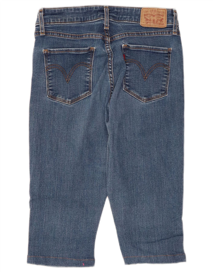 LEVI'S Womens Classic Mid Rise Skinny Capri Jeans US 6 Medium W26 L14 Blue
