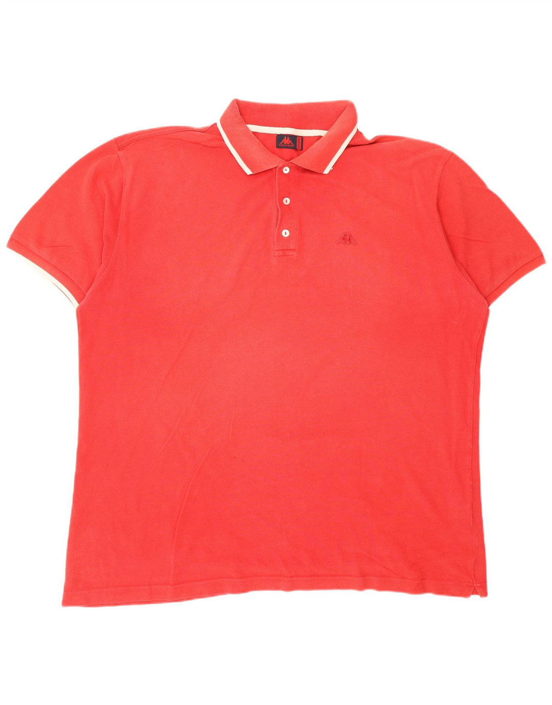 KAPPA Mens Polo Shirt 2XL Red Cotton