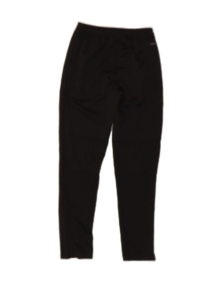 ADIDAS Boys Tracksuit Trousers 11-12 Years Black Polyester Vintage Adidas and Second-Hand Adidas from Messina Hembry 