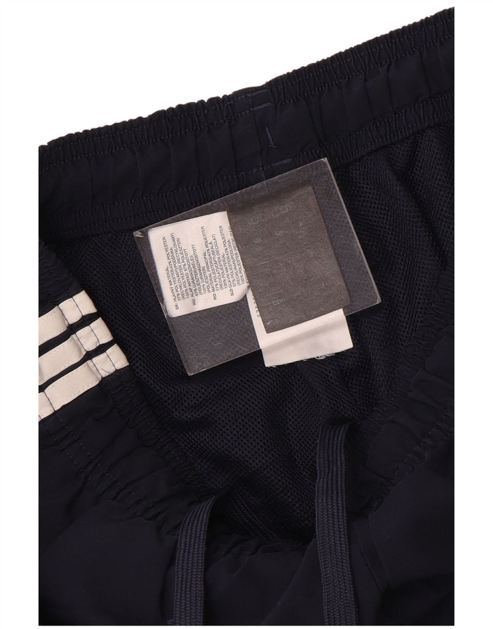 Adidas Mens Sport Shorts Small Navy Blue Polyester