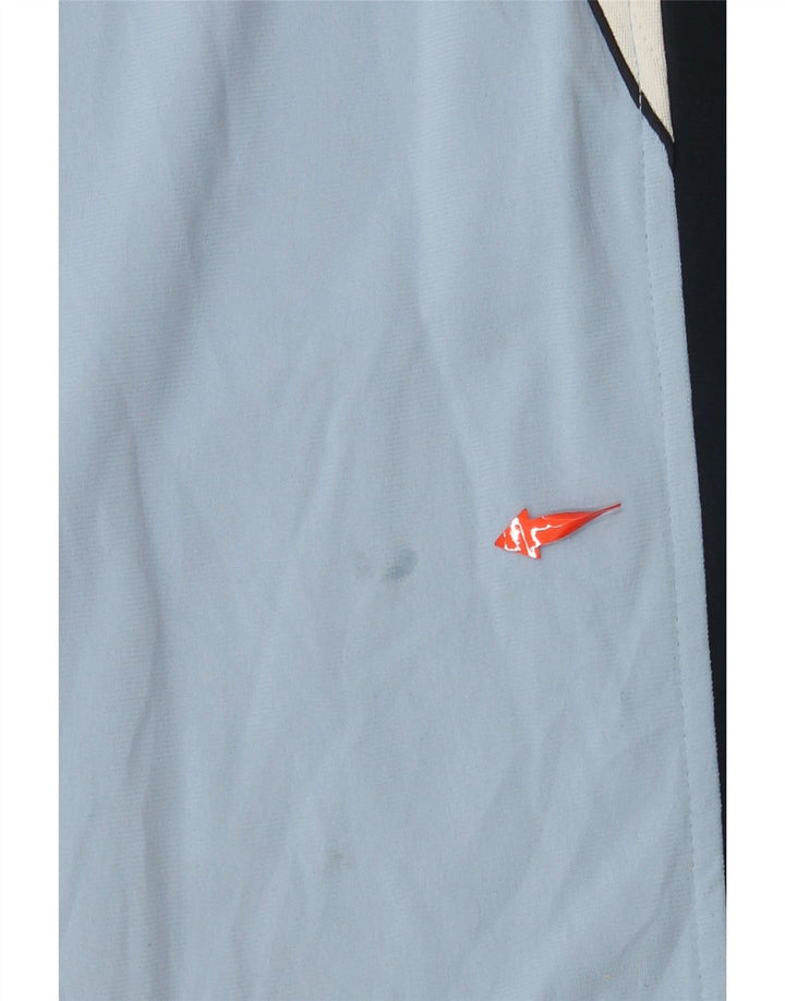 CHAMPION Boys Tracksuit Top Jacket 11-12 Years Blue Colourblock Polyester