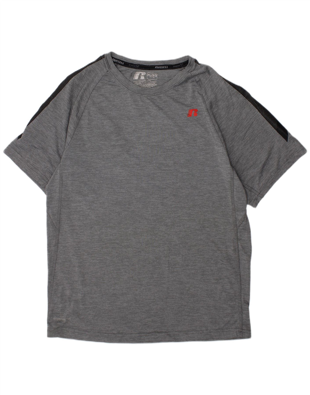 RUSSELL ATHLETIC Boys Dri-Power T-Shirt Top 14-15 Years XL Grey