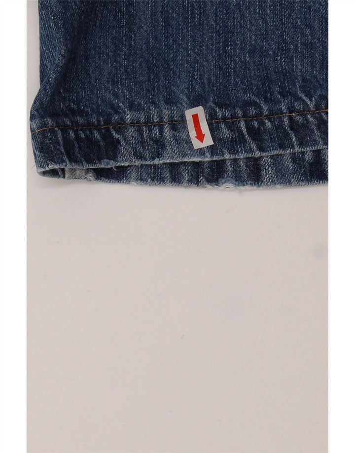 Carrera Mens 710 Regular Straight Jeans W34 L28 Blue Cotton
