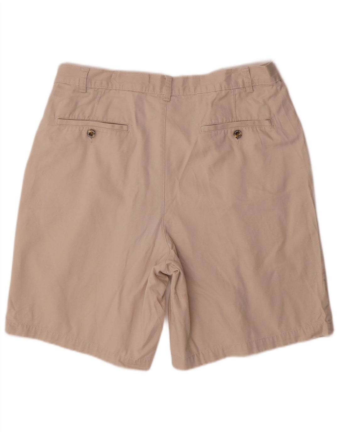 EDDIE BAUER Mens Pegged Chino Shorts W35 Large Beige Cotton