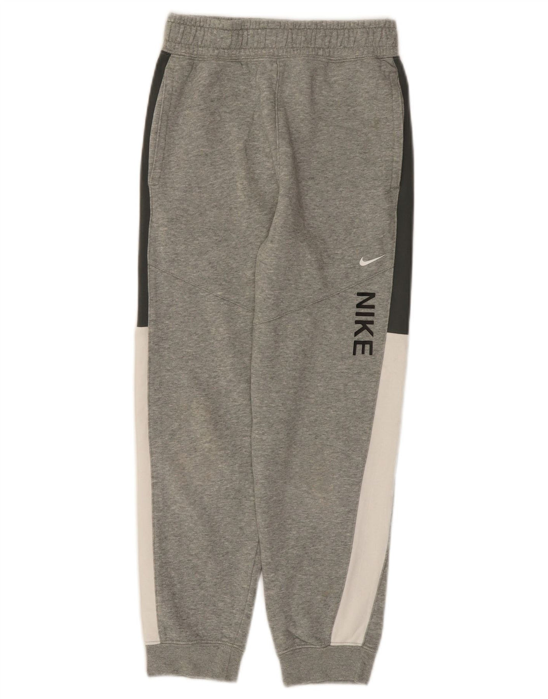 Nike Boys Tracksuit Trousers Joggers 10-11 Years Medium Grey Colourblock